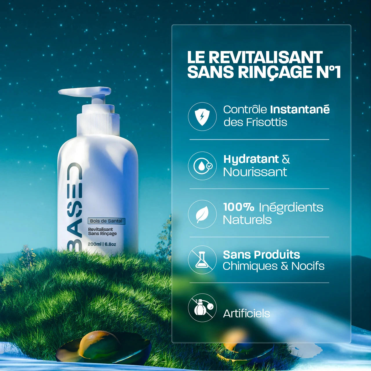 Revitalisant sans rinçage