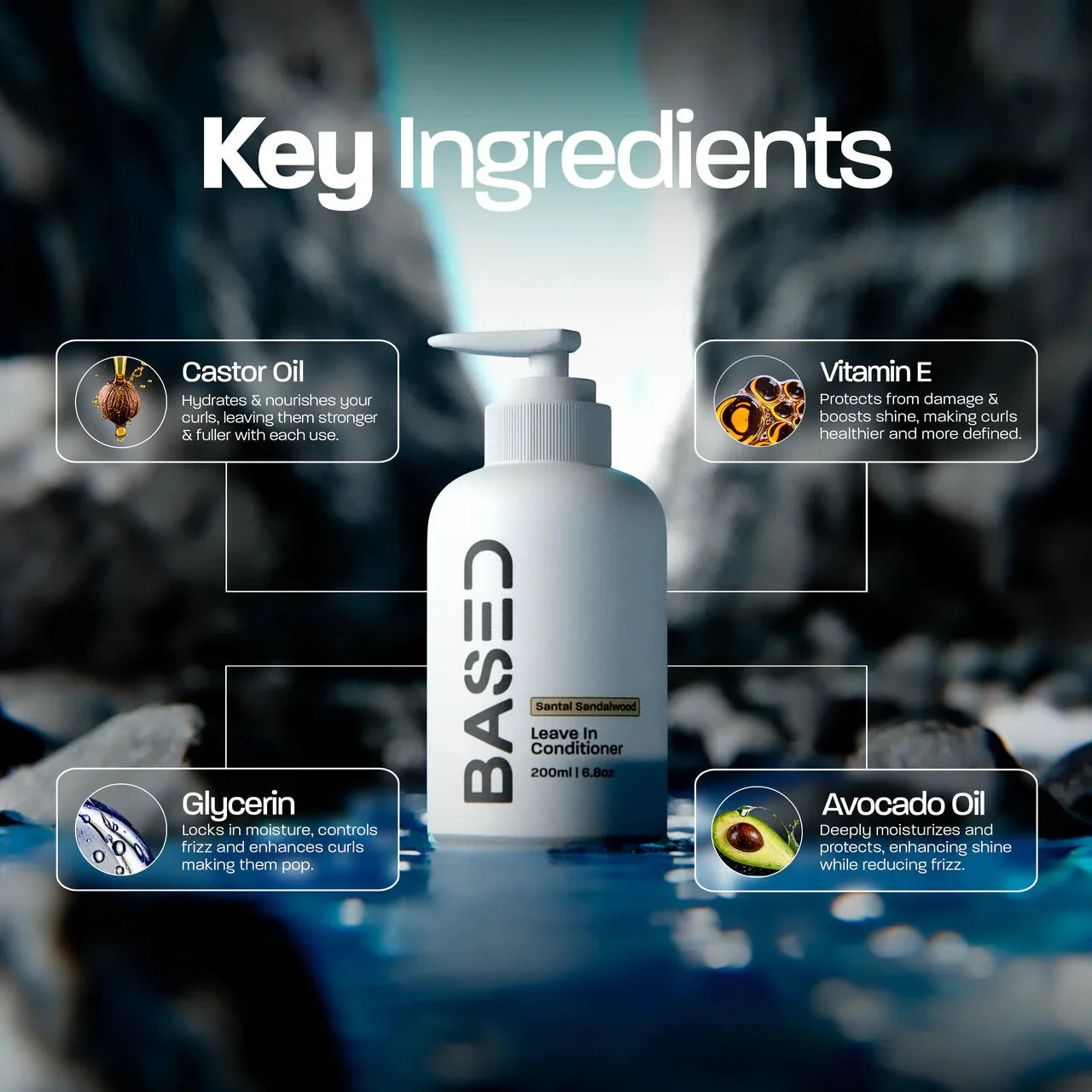 BASED après-shampoing sans rinçage ingrédients naturels